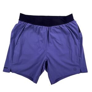 Whoop anywhere performance 4.0 purple lined shorts, size large